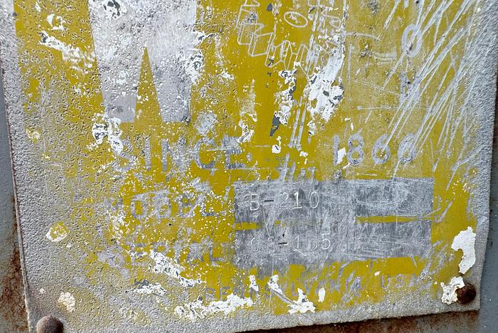 Used Mixer, Ribbon, 210 Cubic Feet, Stainless Steel, 30 HP, Double Ribbon #S744804