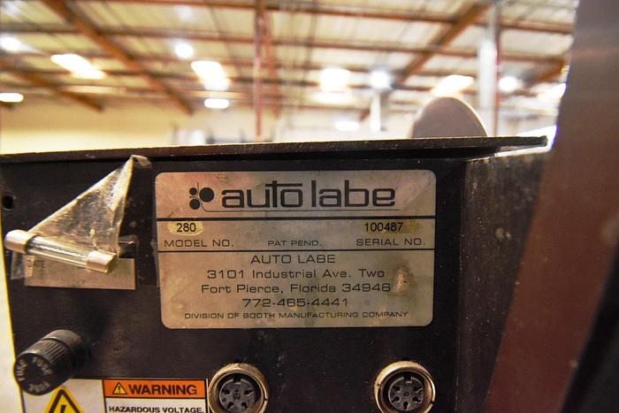 Used Labeler, Front & Back, Auto Labe, Model 550 #5991151