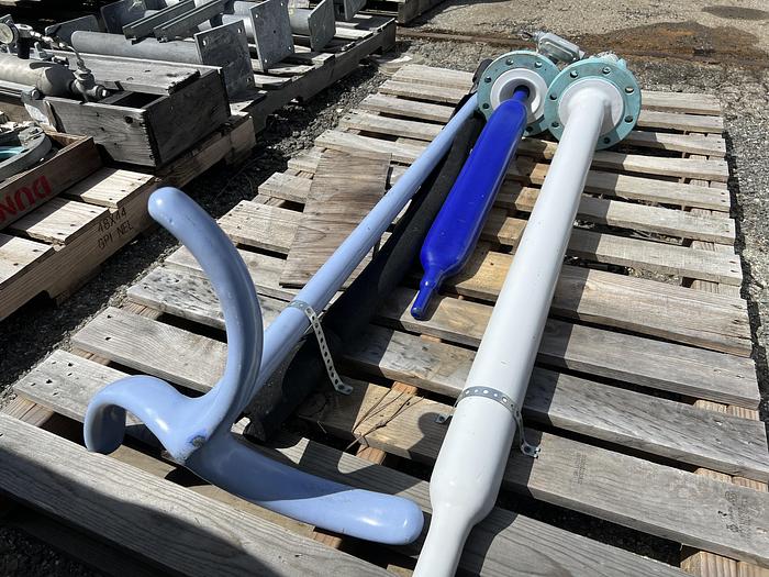 Used Reactor, 100 Gallon, Glass Lined, De Dietrich, 150 PSI, Jacketed, Agitated #S744731