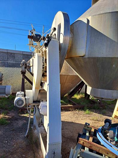 Used Mixer, Conical, 100 CF, 304 S/st, Gemco, 7.5 HP, #S741455