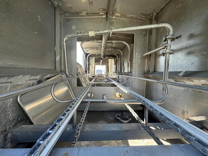 Used Washer, Crates, Trays, Stainless Steel, 24" x 21.5' Long, 2-Zone #S745476