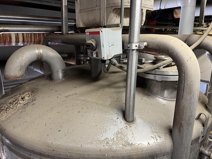 Used Tank, 2,250 Gallon, Stainless, Agit, Mueller #S745055