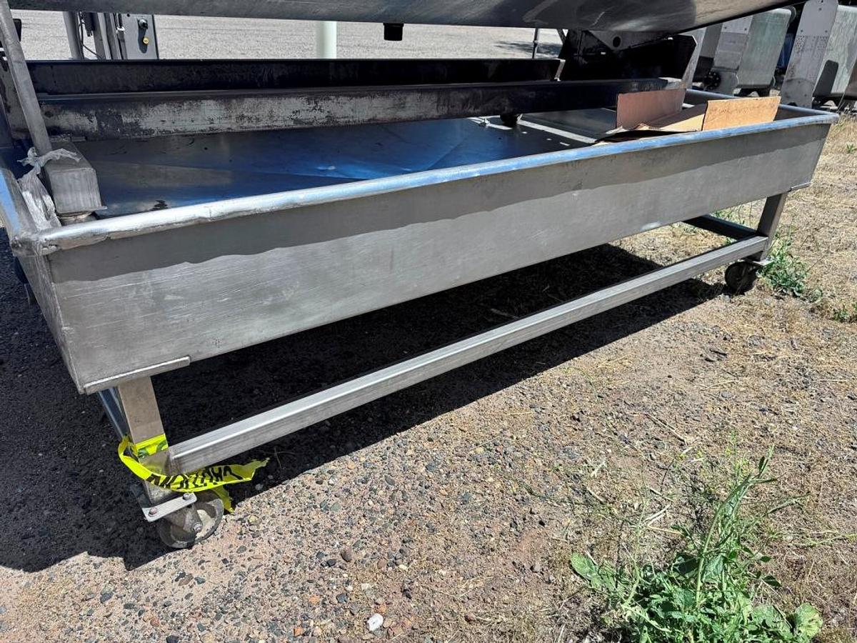 Used Cooling Pan, Stainless Steel, 5-1/2' x 8'2", #5991803