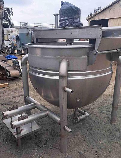 Used Kettle, 200 Gallon, S/St, Jkt, Agit, Hamilton #S745043