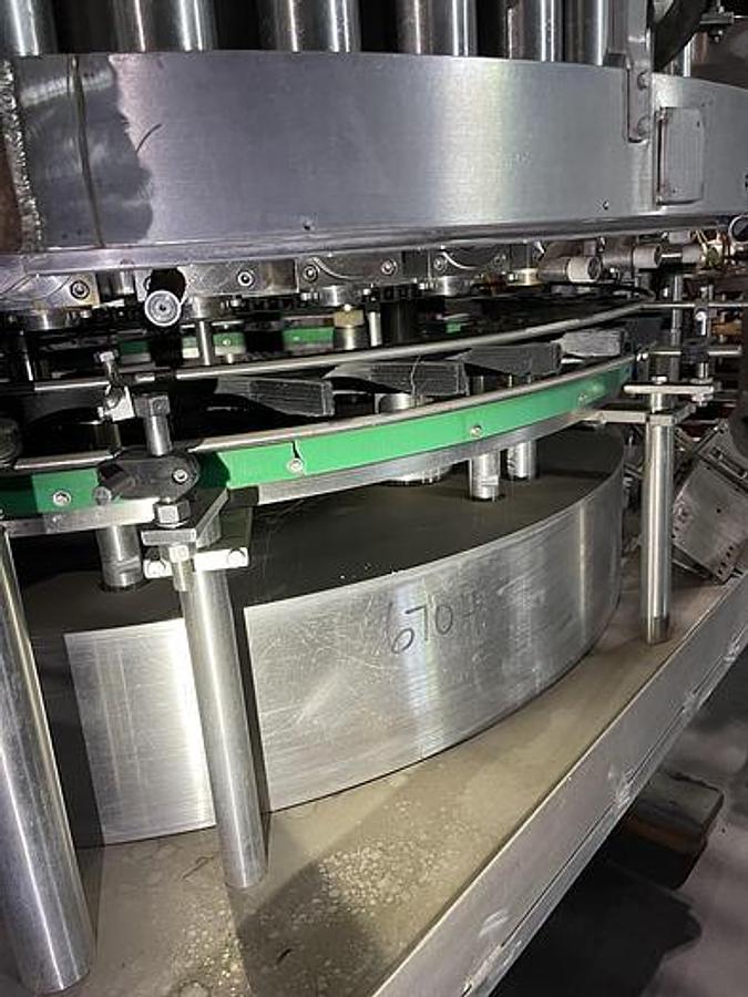 Used Filler, Piston, 40-Head, Rotary Piston Filler, Zacmi , Model 0295/40/3, #5991916