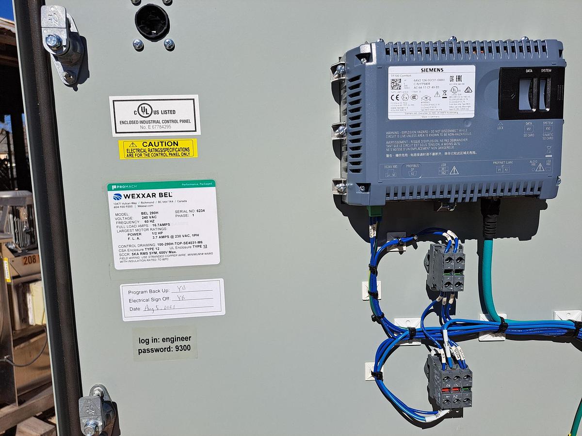 Used Case Packer, Automatic, Wexxar BEL 290H, Hot Melt, Up to 50 CPM, #5991668