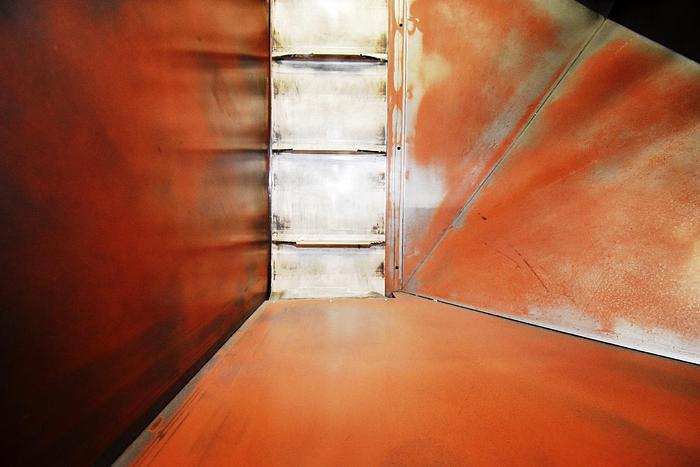 Used Hopper, Bottle, Elevator, 15.5" Wide X 7' High Belt Conveyor #5991099