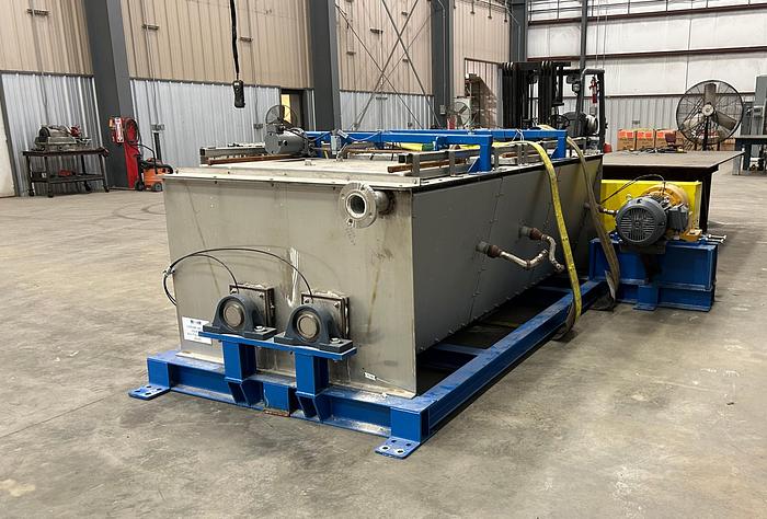 Used Dryer, Paddle/Ribbon, 20 Cu. Ft., Stainless Steel, Jacketed Trough, #5991230