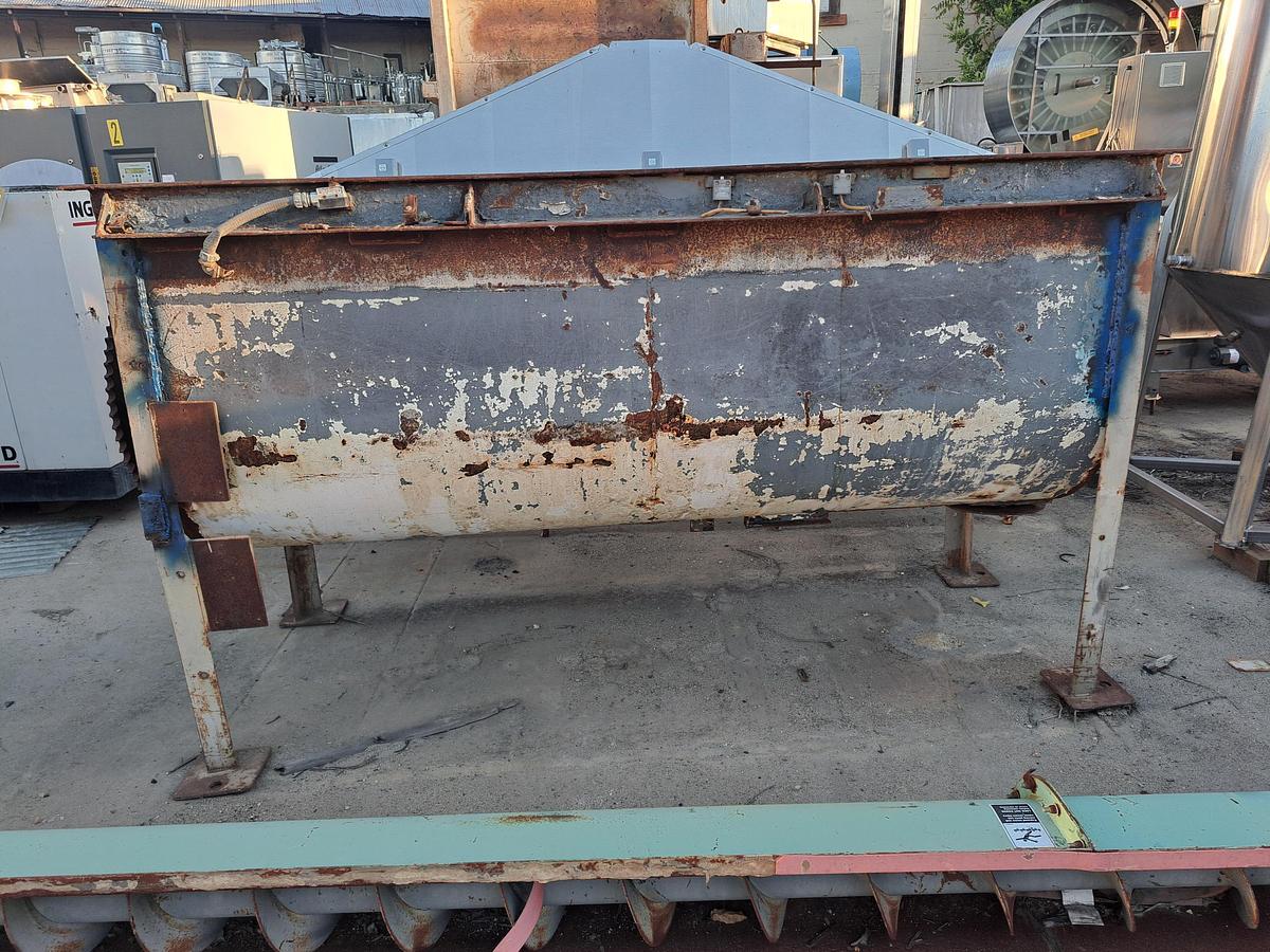 Used Mixer, Ribbon, 64 CF, C/st, 3' x 8' x 39" #S735014