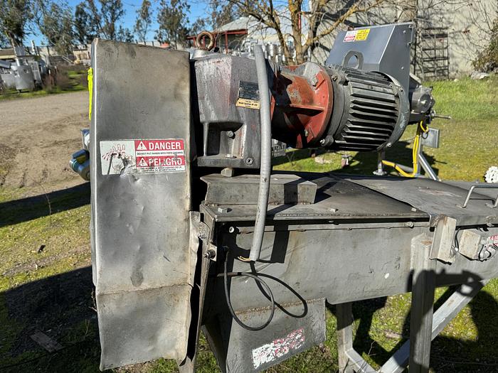 Used Conveyor, Screw, 12" Diameter X 12' Long, Stainless Steel, Inclined #S745475