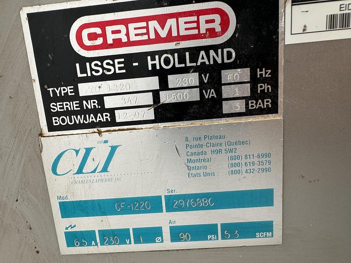 Used Counter, Tablets, Pills, 12-Lane, Single Head Filler, Cremer CF-1220 #5554553