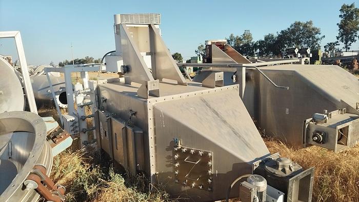 Used Dust Collector, Baghouse, 300 SF, 1400 CFM, S/st, #S741232