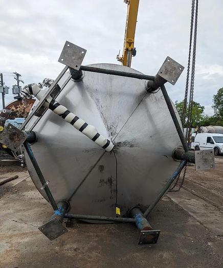 Used Tank, 6,600 Gallon, Stainless Steel, 96" x 202", Jacketed, Santa Rosa #5762689