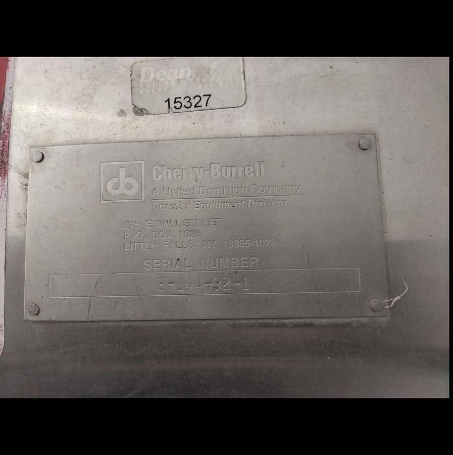 Used Tank, 5,000 Gallon, 304 Stainless Steel, Jacketed, Agitated, Cherry Burrell, #5991522