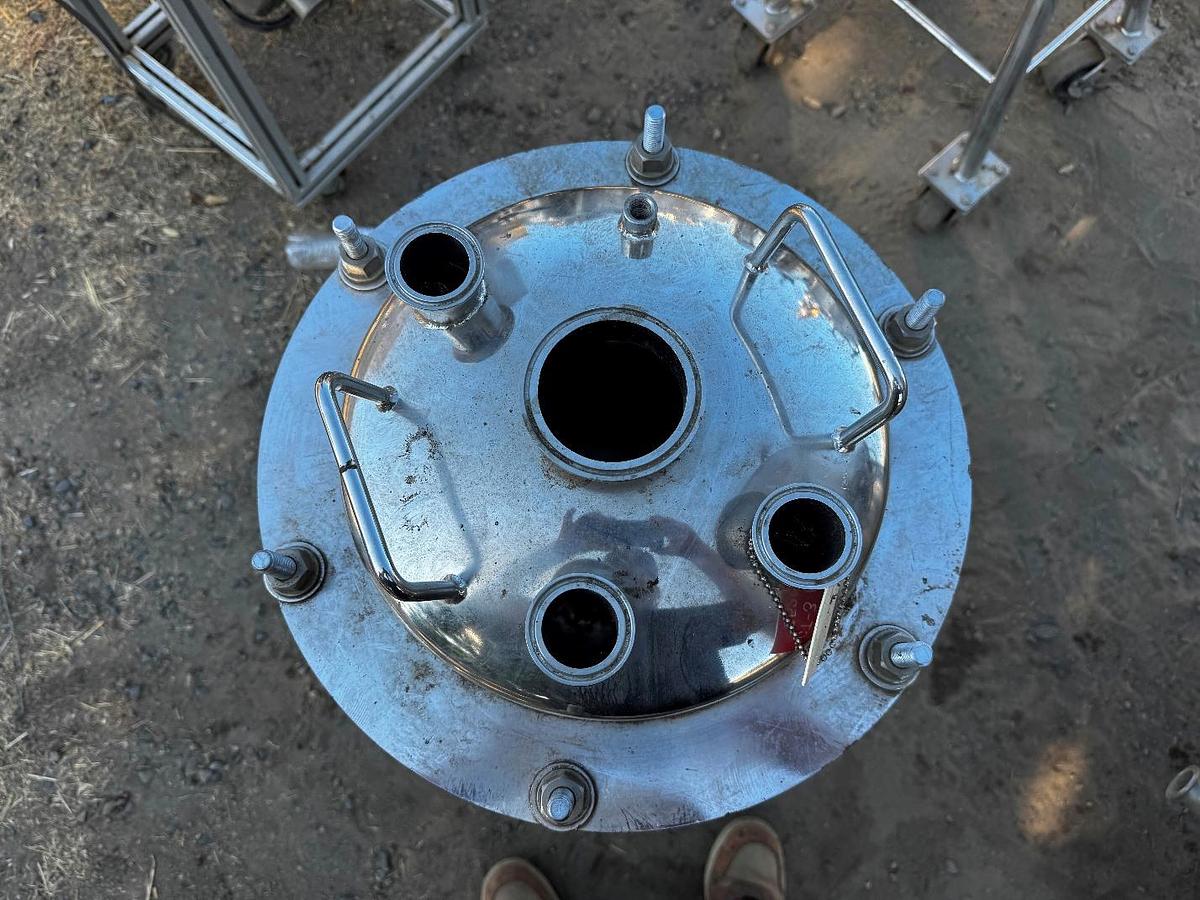 Used Tank, 10 Gallon, Stainless Steel, Jacketed, Alloy Products, #5991482