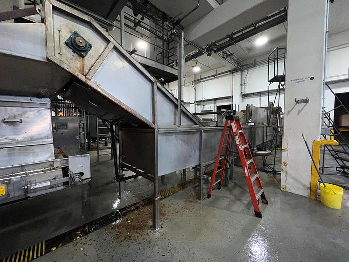 Used Fruit Washer, Lyco, Floodwasher, Receiving, Washing, Chopping - #4494882