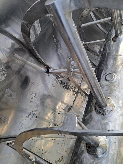 Used Mixer, Ribbon, 350 Cubic Feet, Stainless Steel, 100 HP #S745353