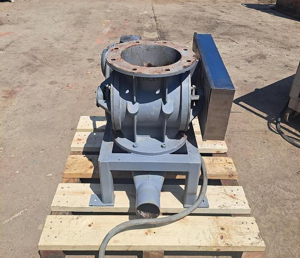 Used Valve, Rotary, Airlock, 10", Carbon Steel, 1HP #5674438