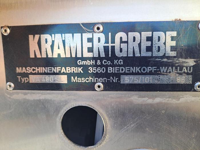 Used Former, Tray, Thermoformer, Kramer + Grebe, Type VA LS/480 #C745020