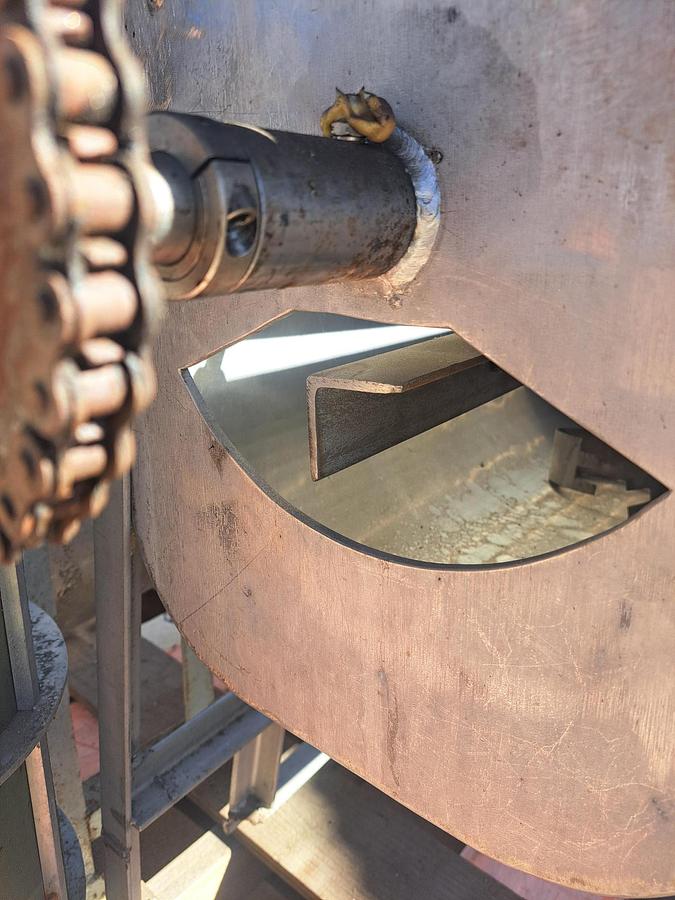 Used Pulper, Finisher, Brown, Mdl 100, 2 HP, Paddle, #S738681