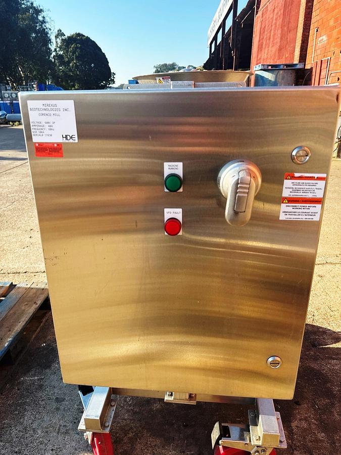 Used Mill, Disintegrator, 12", Stainless Steel, 20 HP, Corenco, M12A, #5991510