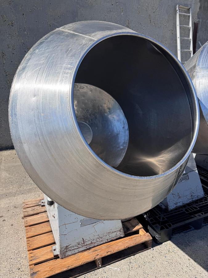 Used Coating Pan, 39" Diameter x 40" Deep, Colton, SSV, Stainless Steel, #5991879