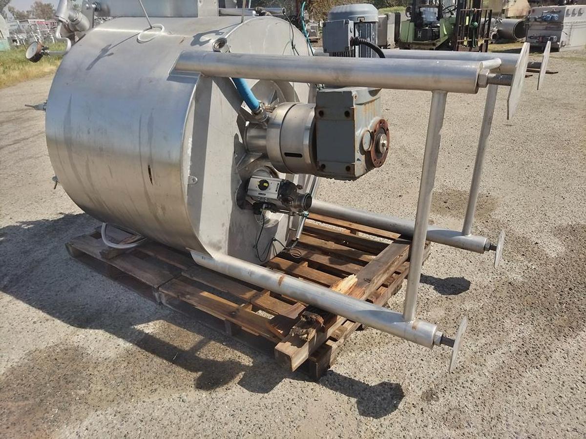 Used Kettle, 130 Gallon, DC Norris, Glycol Jacketed DA Cooling Vessel, Scrape Surface, #5991714