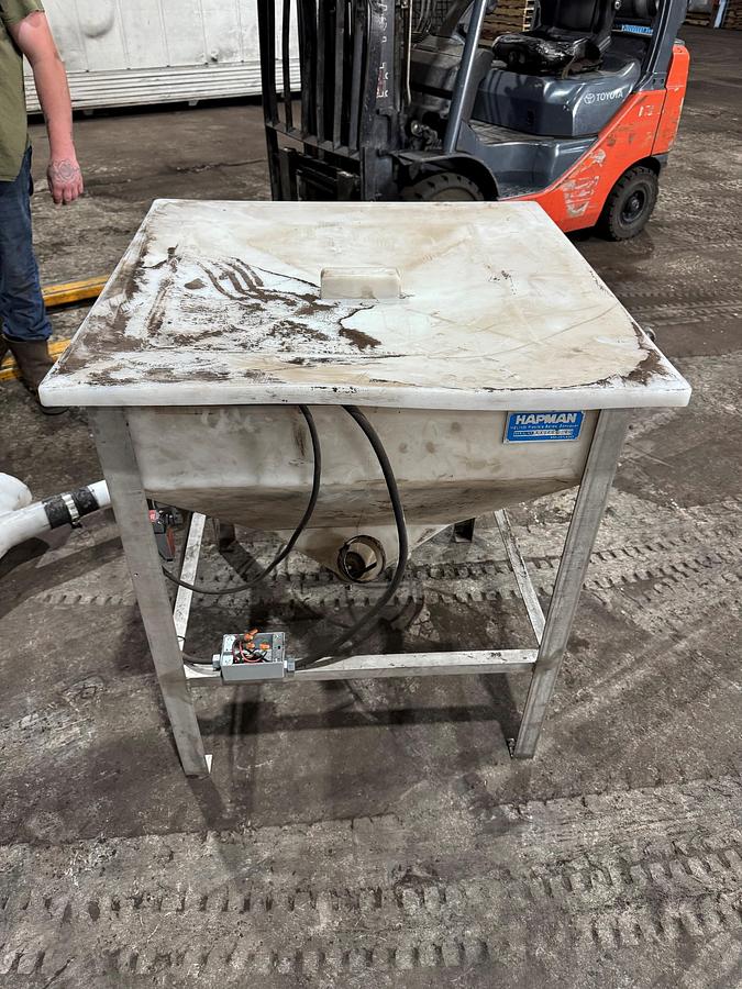 Used Bag Filling System, Chantland AccelPak, Hapman Conveyor, Hamer Filler, Automatic, #5991426