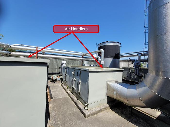 Used Trane 400-Ton Refrigeration Chiller, Model RTAC 4504