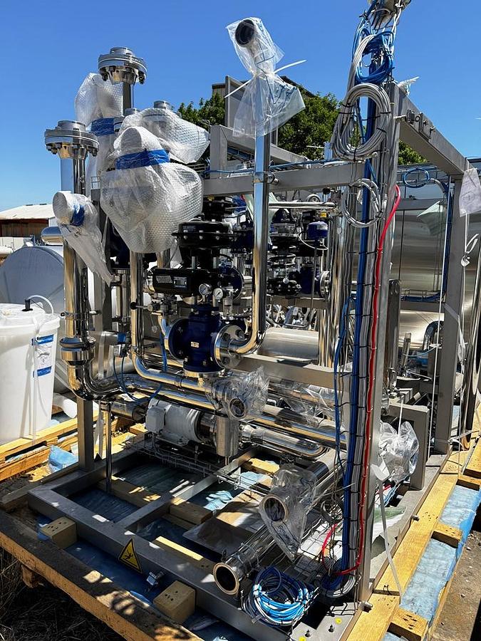 Unused Pasteurizer System, Media, Alfa Laval, PHE Type, 119 GPM, Stainless Steel, #5991414