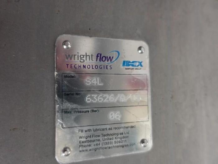 Used Pump, Positive, IDEX, Model S4L, Wright Flow #S745447