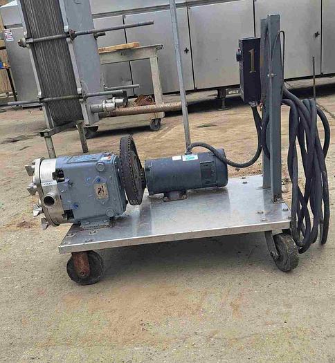 Used Pump, Positive, Waukesha, Mdl 030, 316 S/st, 1.5" #S745180