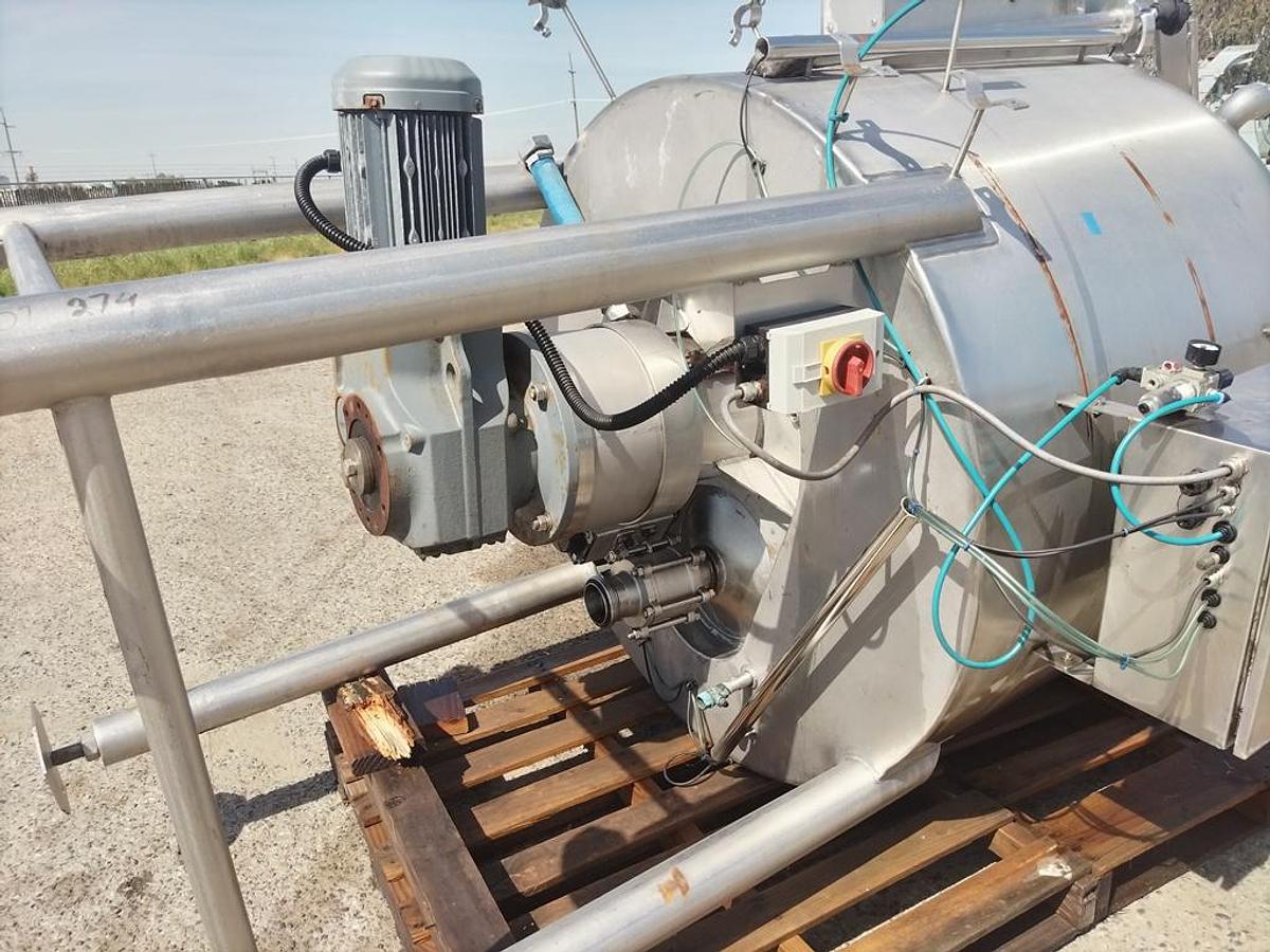 Used Kettle, 210 Gallon, DC Norris, Glycol Jacketed DA Cooling Vessel, Scrape Surface, #5991715