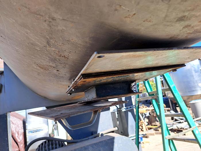 Used Mixer, Ribbon, 100 CF, Stainless Steel, Gearhead Drive #S745338