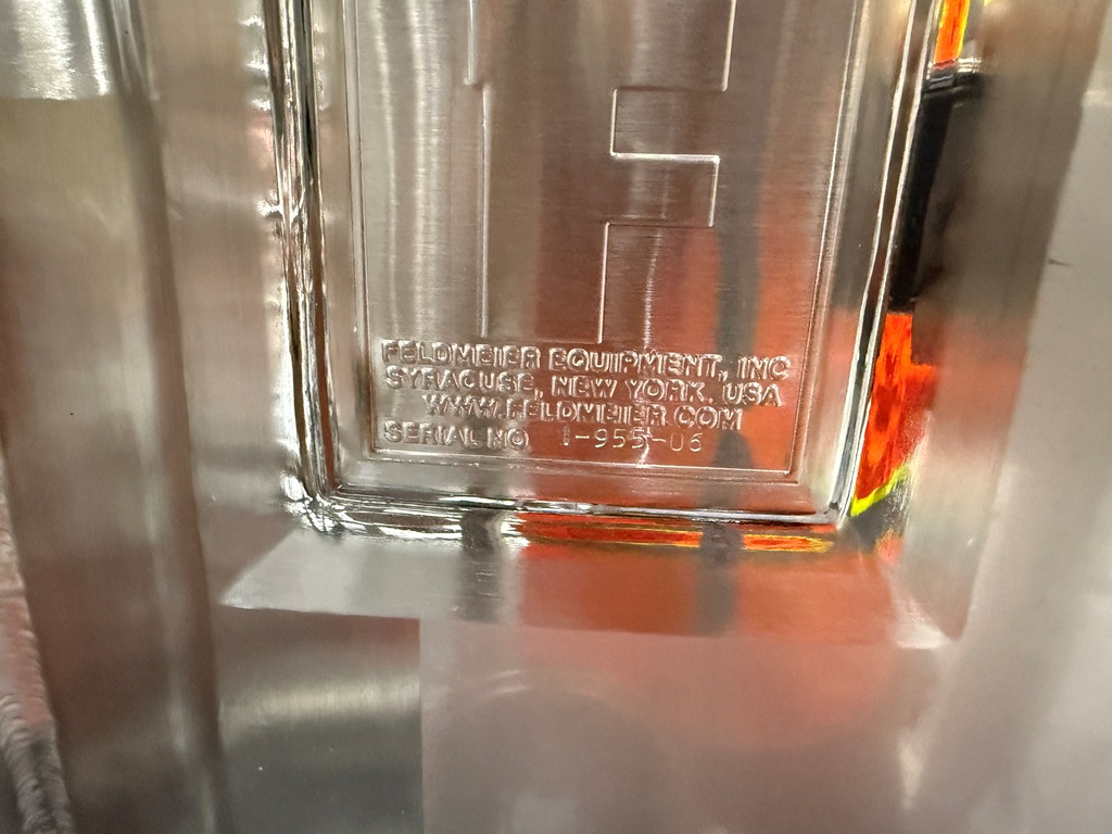 Used Tank, 9,000 Gallon, Feldmeier, Agitated, Stainless Steel, Cone Bottom, Qty 3, #5991617