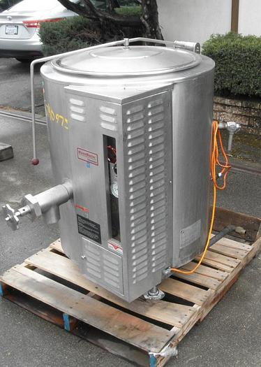 Used Kettle, 40 Gallon, S/st, Jkt, Southfield, Mdl KSLG-40, #S740975