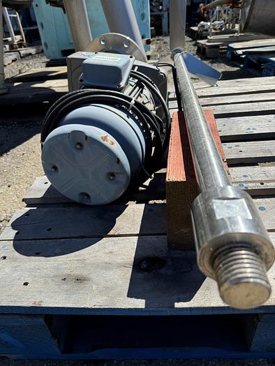 Used Mixer, Agitator, 1.5 HP, Fusion Fluid, Stainless Steel, #5880219