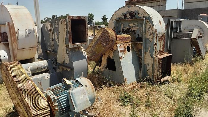 Used Blower, 100 HP, Centrifugal, 18" Inlet, 12X16 Outlet, #S738903