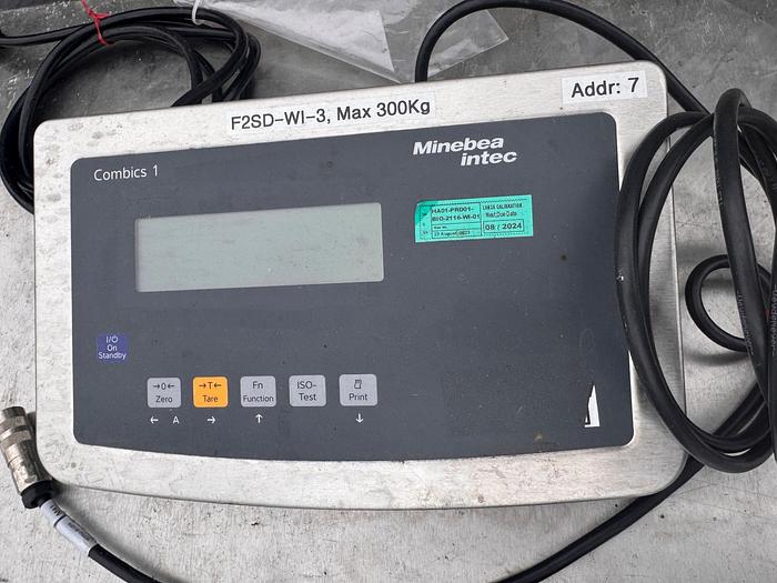 Used Scale, Platform, Minebea Intec, CAIS1-UV1, Stainless Steel, 31-1/2" x 23-1/2", 300 kg (660 lbs) Capacity, #5991286