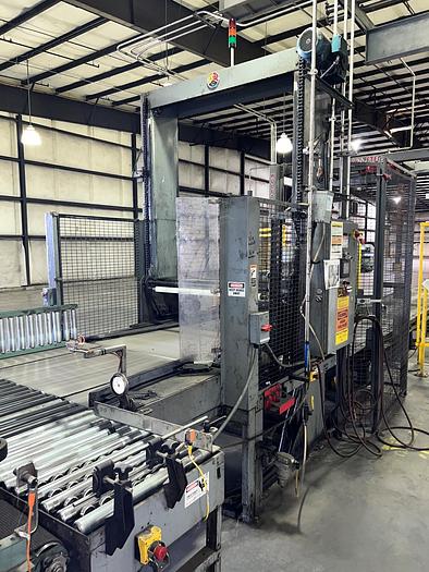 Used Palletizer, A-B-C, Model NODE 7, Automatic, Wulftec Stretch Wrapper, #