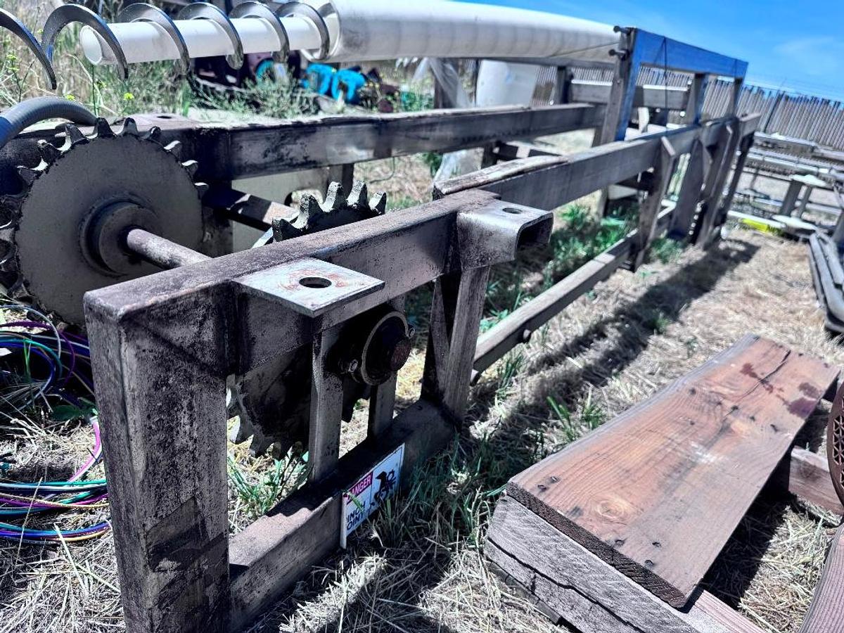 Used Elevator, Z Frame Bucket Elevator, Chain Driven, 185" Discharge Height, #59917800