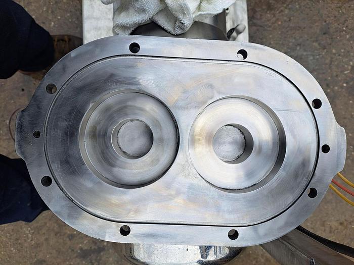 Used Pump, Positive, Waukesha, Mdl 55, 2" In/Out, 3 HP #S745801