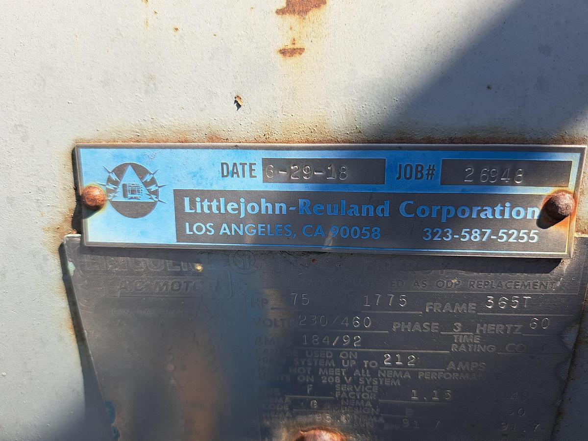 Used Mill, Hammer, 75 HP, Carbon Steel, 48" x 15", Bliss Eliminator #S744782