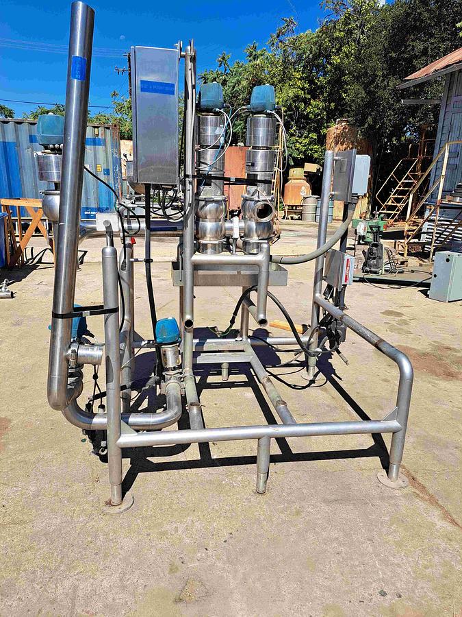 Used Valve, Diverter, Transfer Station, Dairy Silo Discharge, (5) Diverter Valves, #5991946