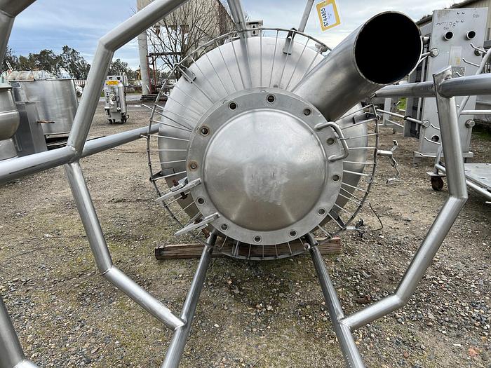 Used Tank, 350 Gallon, S/st, 60 PSI, Cherry Burrell #S744985