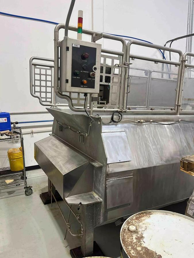 Used Mixer, Ribbon, 1100 Gallon, Dual Shaft, Stainless Steel, Jacketed, Food Mixer, 15 HP, 7500 lb, K6378, #5991750