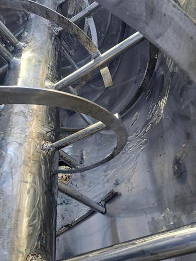 Used Mixer, Ribbon, 350 Cubic Feet, Stainless Steel, 100 HP #S745353