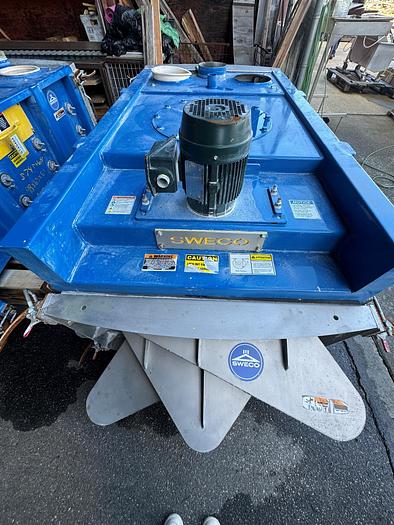 Used Screen, Gyratory, Sweco, 3' Wide X 6' Long, Stainless Steel, Model CLD 3X6L5 #S745403