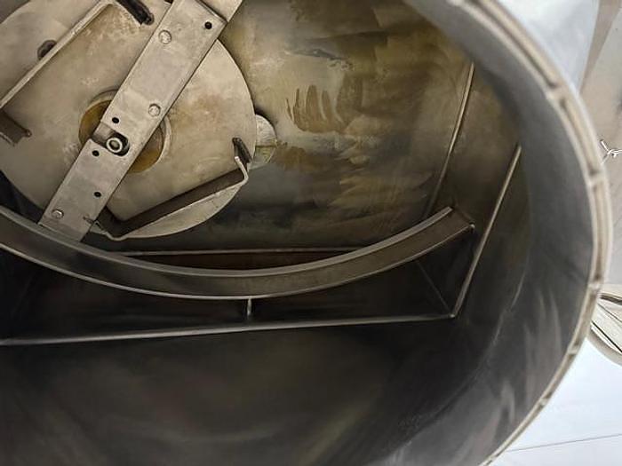 Used Mixer, Ribbon, Approx. 100 CF, Stainless Steel, Hayes & Stolz, 30 HP