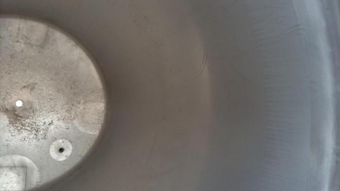 Used Tank, 250 Gallon, Stainless Steel, Dish Top and Dish Bottom #S745071